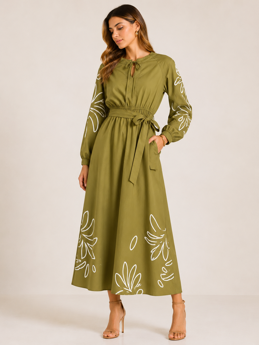 VESTIDO OLIVE BLOOM