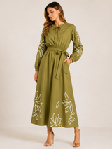 VESTIDO OLIVE BLOOM
