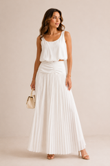 CONJUNTO MAXI PLISADO PERLA