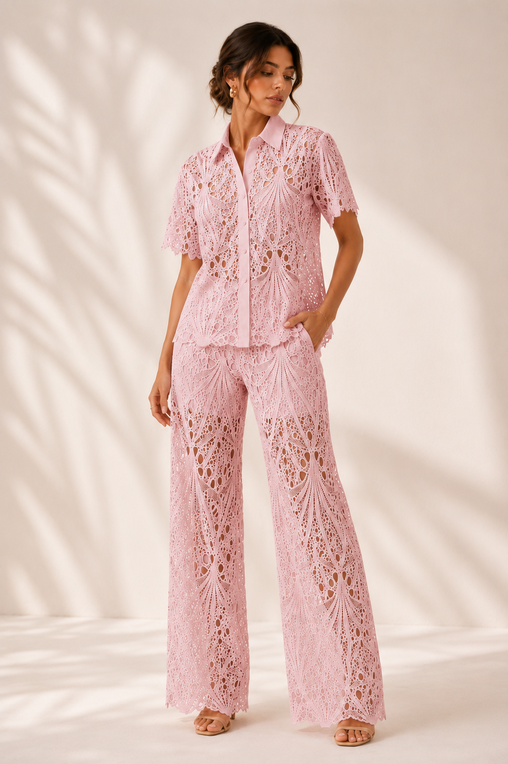 Conjunto Rosa Blush