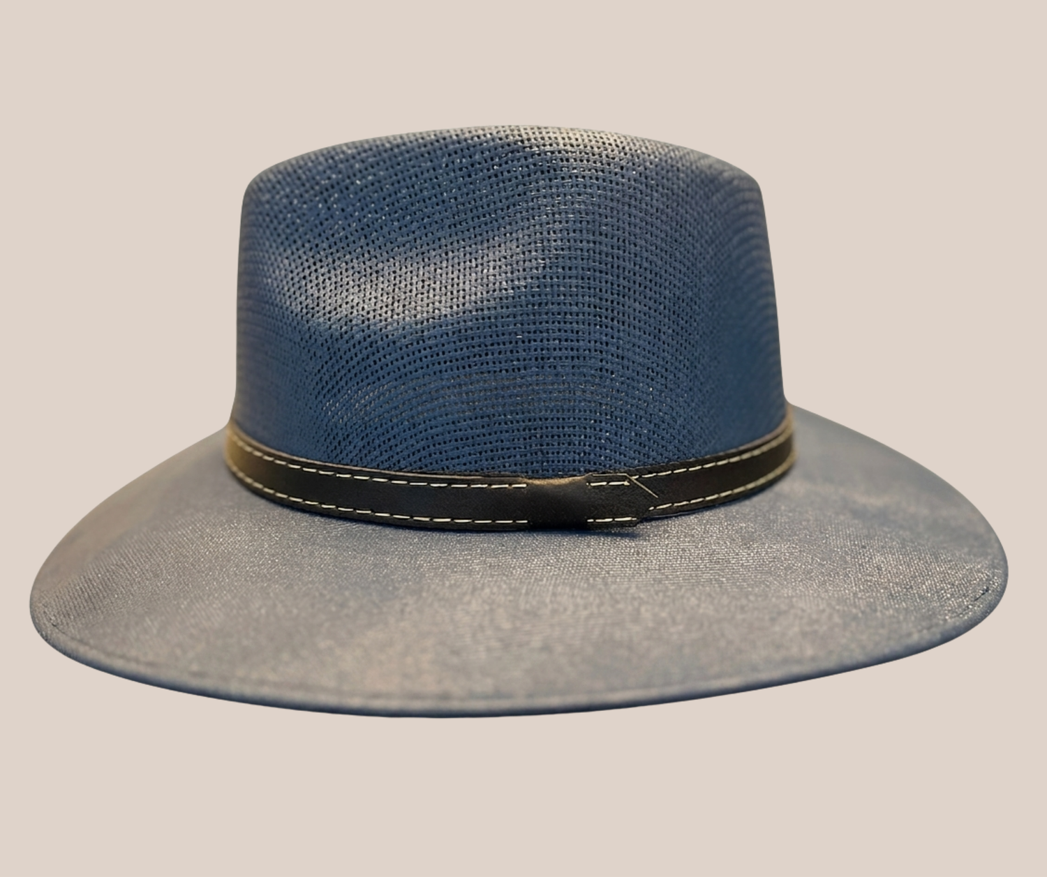 Sombrero Yute Azul