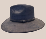 Sombrero Gamuza Azul Marino