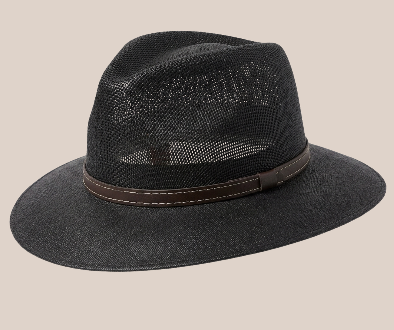 Sombrero de Yute Negro
