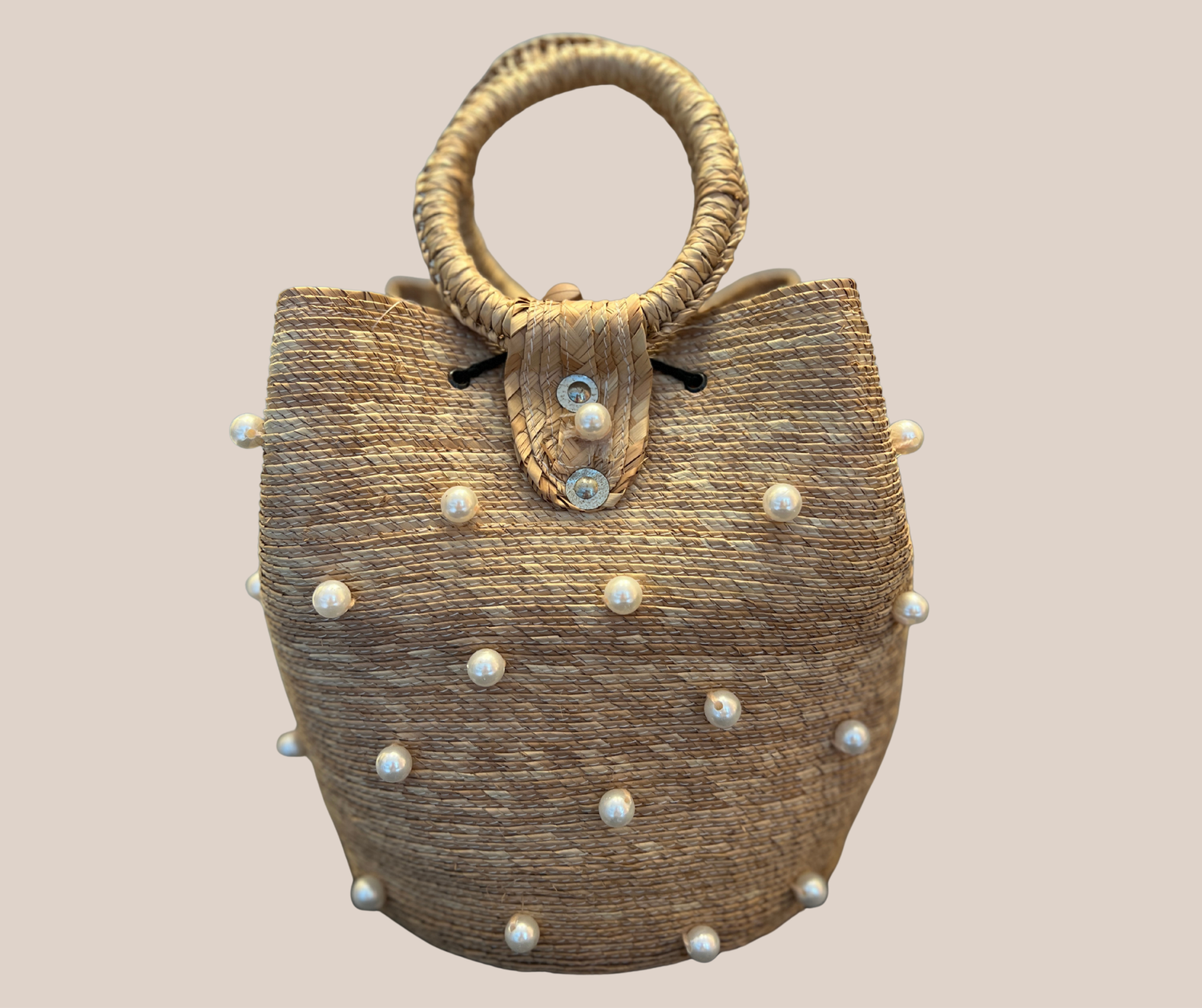 Bolsa de Palma con Perlas