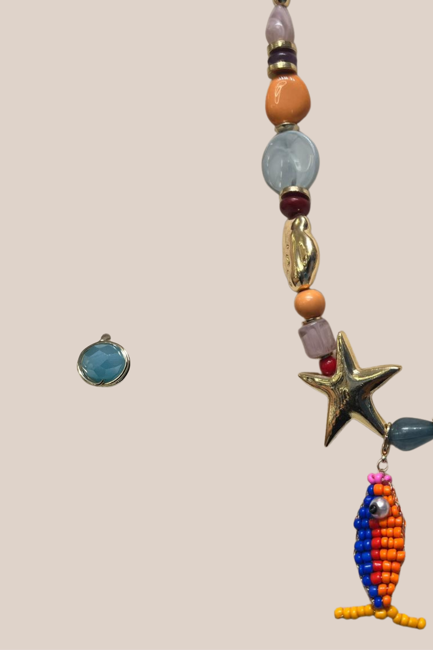 Collar y Aretes Pescado