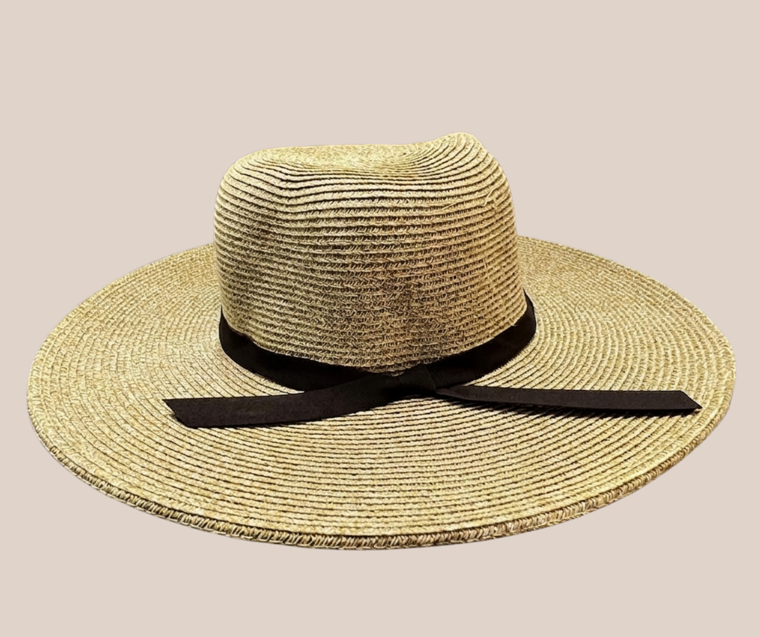 Sombrero Faldon Ojillado Cobre