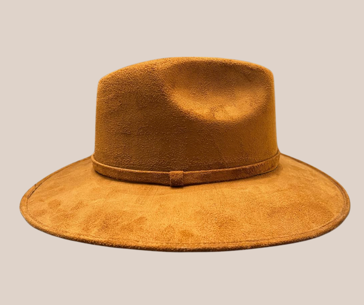 Sombrero Gamuza Caqui