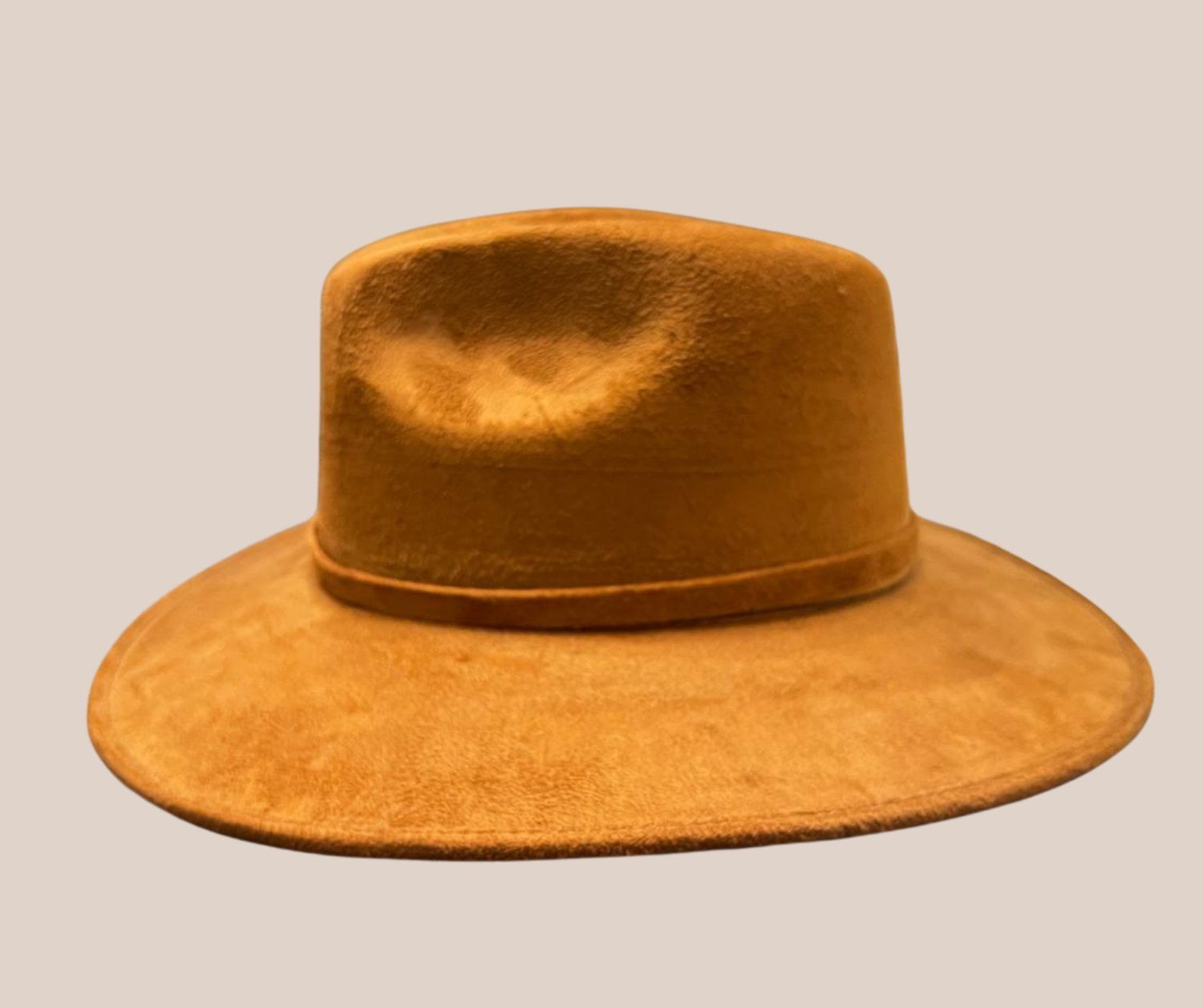 Sombrero Gamuza Caqui