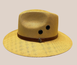 Sombrero de Yute Amarillo Claro