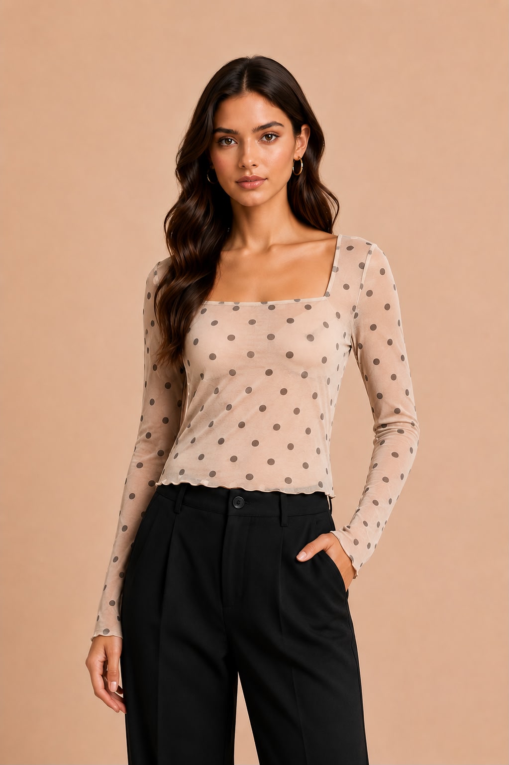 BLUSA LUNARES BEIGE