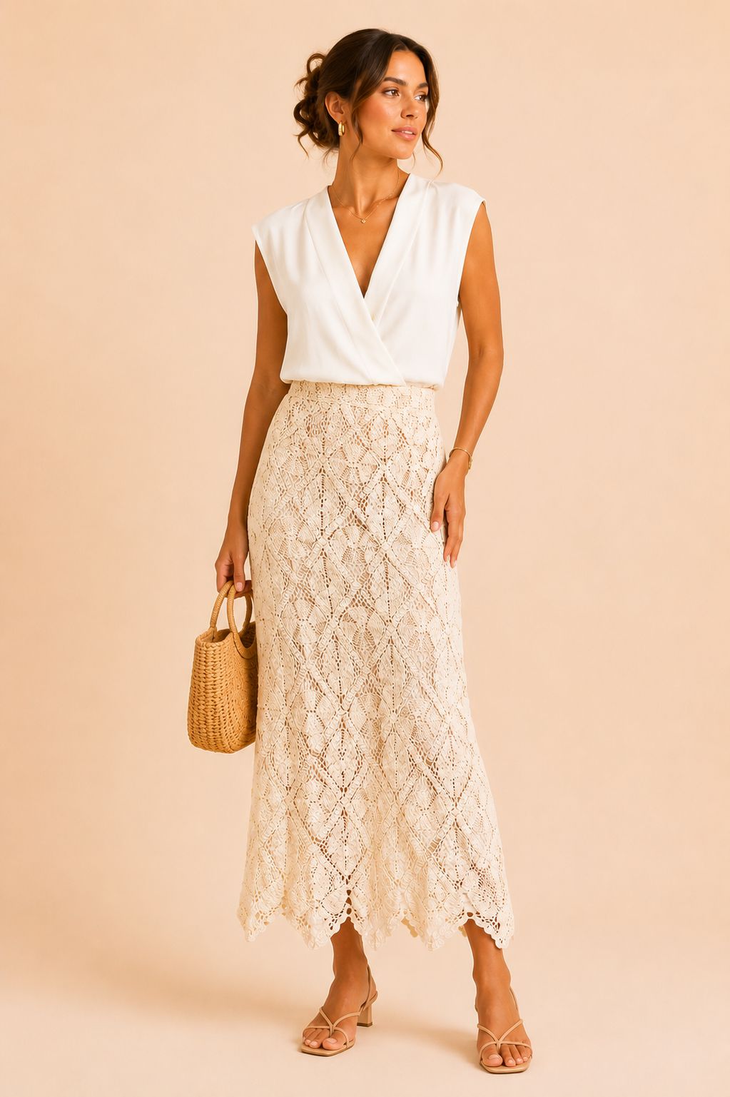 Falda Crochet